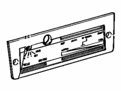 Toyota 81943-16021 Lens, Heater Control Indicator