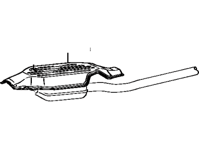 Toyota 58041-16010 INSULATOR, Front Floor Heat