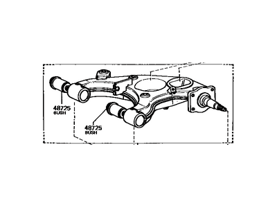 Toyota 48707-16901 Arm Sub-Assy, Rear Suspension, LH