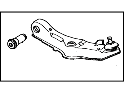 Toyota 48068-16010 Front Suspension Control Arm Sub-Assembly Lower Right
