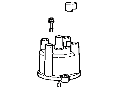 Toyota 19101-15010 Cap Sub-Assy, Distributor