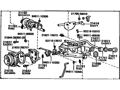 Toyota 21112-15140 Horn, Air