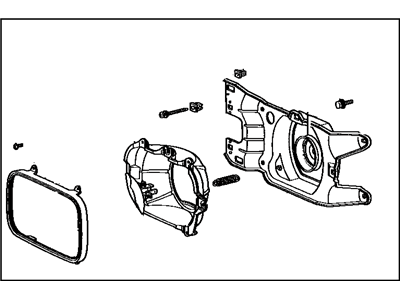 Toyota 81150-80185 Driver Side Headlamp Sub-Assembly