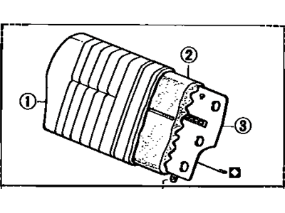 Toyota 71480-16270-06 Back Assembly, Rear Seat