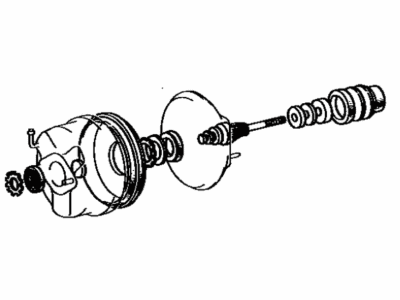 1981 Toyota Tercel Brake Booster - 04443-16010