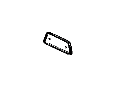 Toyota 75438-16020 Pad, Back Door Ornament