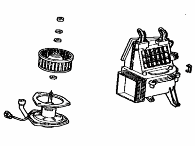Toyota 87130-16010 Blower Assembly, Heater, Front