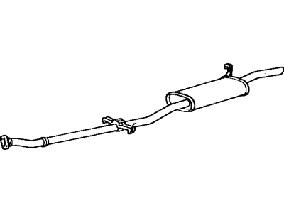 Toyota 17430-15042 Exhaust Tail Pipe Assembly