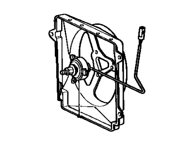 1982 Toyota Tercel Fan Motor - 88550-16041