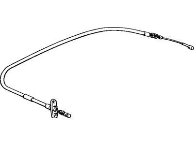 Toyota Tercel Throttle Cable - 78180-16030