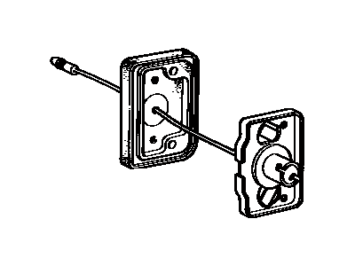 Toyota 81274-13140 Gasket, License Plate Lamp Body