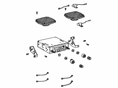 Toyota 86011-19375 Radio & Setting Parts Set