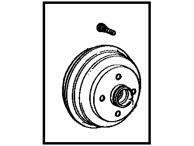 1980 Toyota Tercel Brake Drum - 42403-16010