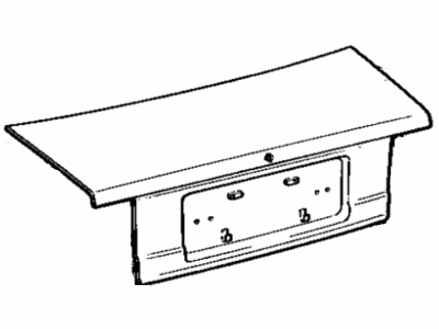 Toyota 64401-16041 Panel Sub-Assy, Luggage Compartment Door