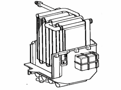 1980 Toyota Tercel Evaporator - 88501-16040