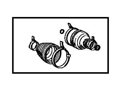 Toyota 04438-16021 Front Cv Joint Boot Kit