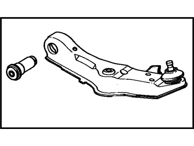 Toyota 48069-16010 Front Suspension Control Arm Sub-Assembly Lower Left