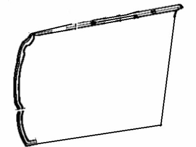 Toyota 67114-16020 Panel, Rear Door, Outer LH