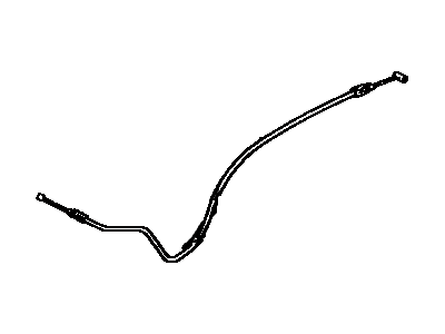 1987 Toyota Supra Hood Cable - 53630-14240