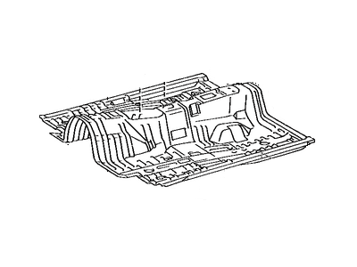 Toyota 58111-14060 Pan, Front Floor