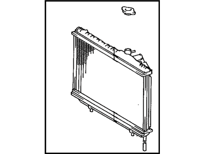 1989 Toyota Supra Radiator - 16400-42141