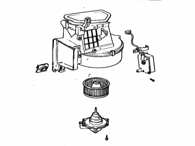 Toyota Supra Blower Motor - 87130-14130