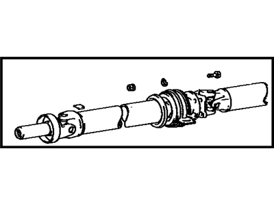 Toyota 37100-14660 Propelle Shaft Assembly W/Center Bearing