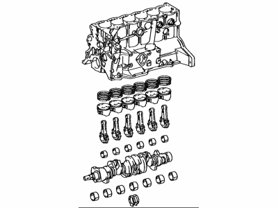 Toyota 11400-42060 Block Assy, Short