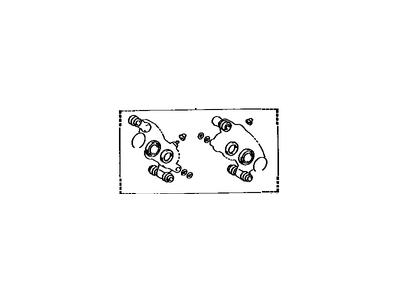 Toyota 04479-14110 Cylinder Kit, Disc Brake, Rear