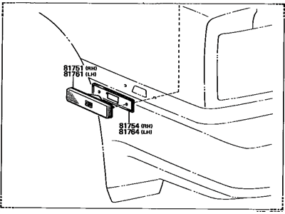 Toyota Supra Side Marker Light - 81760-14050