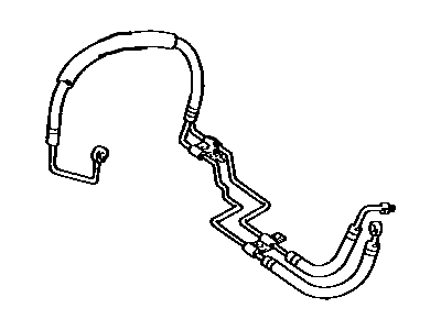 Toyota 44410-14120 Tube Assy, Pressure Feed