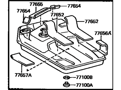 Toyota 77001-19425 Tank Assy, Fuel