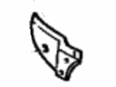 Toyota 61641-14030 Gusset, Quarter Wheel House, Front RH