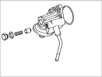 15670-42010 Toyota Bracket Assembly, Oil Filter Illustration 1 of 1
