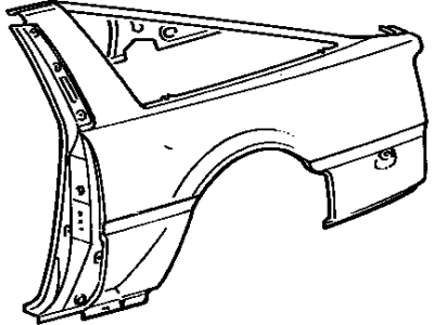 Toyota 61602-1B902 Panel, Quarter, LH