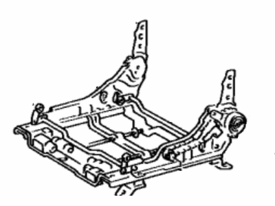 Toyota 72012-14040 Adjuster Sub-Assy, Front Seat, LH