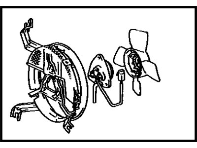 1986 Toyota Supra Fan Motor - 88590-14010