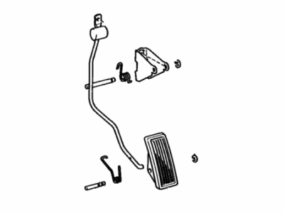 Toyota 78120-14480 Rod Assy, Accelerator Pedal