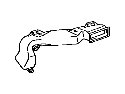 Toyota 55846-14120 Duct, Air, Side RH