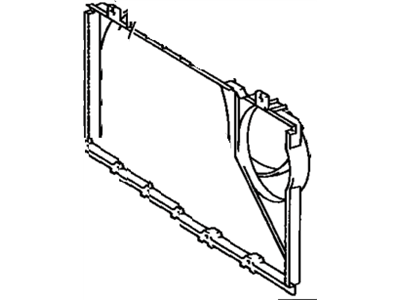 Toyota 16702-42010 SHROUD, Fan