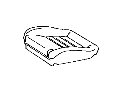 1987 Toyota Supra Seat Cover - 71072-1D190-02