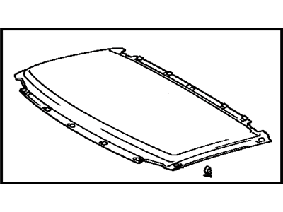 Toyota 63312-14030-02 Headlining, Roof, Center