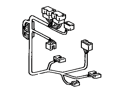 Toyota 88605-14810 Harness Sub-Assembly, Air Conditioner Wiring