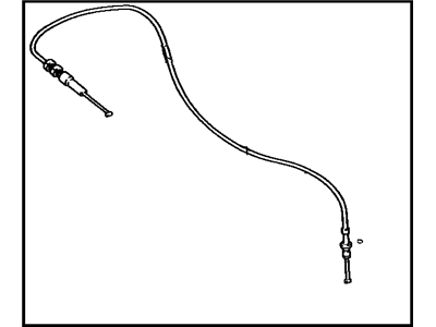 1986 Toyota Supra Accelerator Cable - 35520-14080