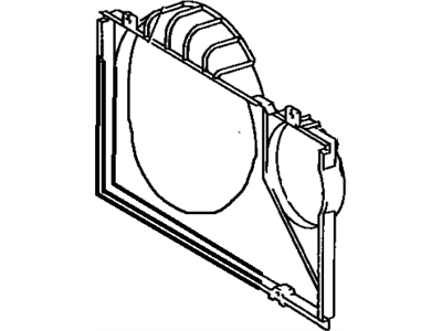 Toyota 16711-42010 Shroud Sub-Assy, Fan