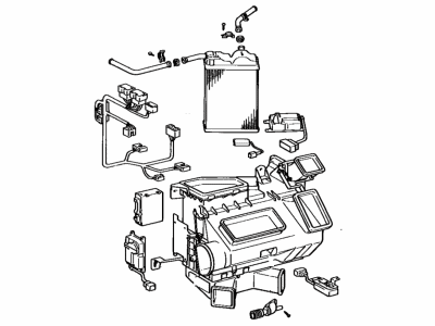 Toyota 87150-14290 Radiator Assembly, Heater