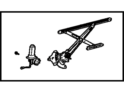 1991 Toyota Supra Window Regulator - 69801-14100