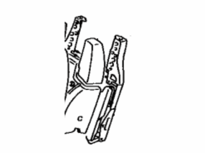 Toyota 71640-14210 Spring Assembly, Front Seat Back, LH