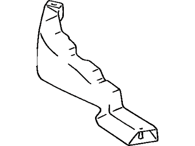 Toyota 87213-14020 Duct, Air, Rear