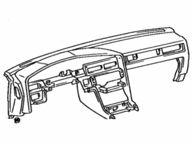 Toyota 55401-14490-03 Pad Sub-Assembly, Instrument Panel Safety